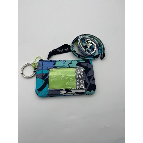 Vera Bradley Zip Id Case and Lanyard in Camofloral - Picture 1 of 5